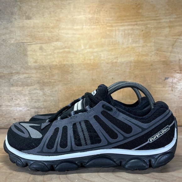 Brooks PureFlow 2 REFLECTIVE Womens Size 9.5 (D) Running Shoes Sneakers Black - Picture 3 of 9